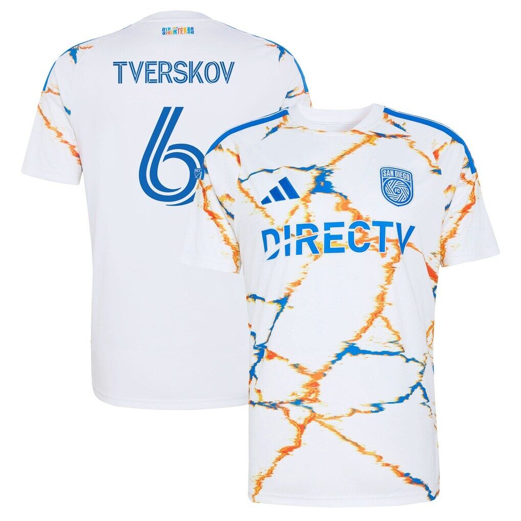 Jeppe Tverskov San Diego FC adidas  2026 Unprecedented Unity Kit Replica Jersey