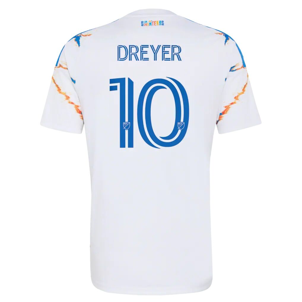 Anders Dreyer San Diego FC adidas  2026 Unprecedented Unity Kit Replica Jersey