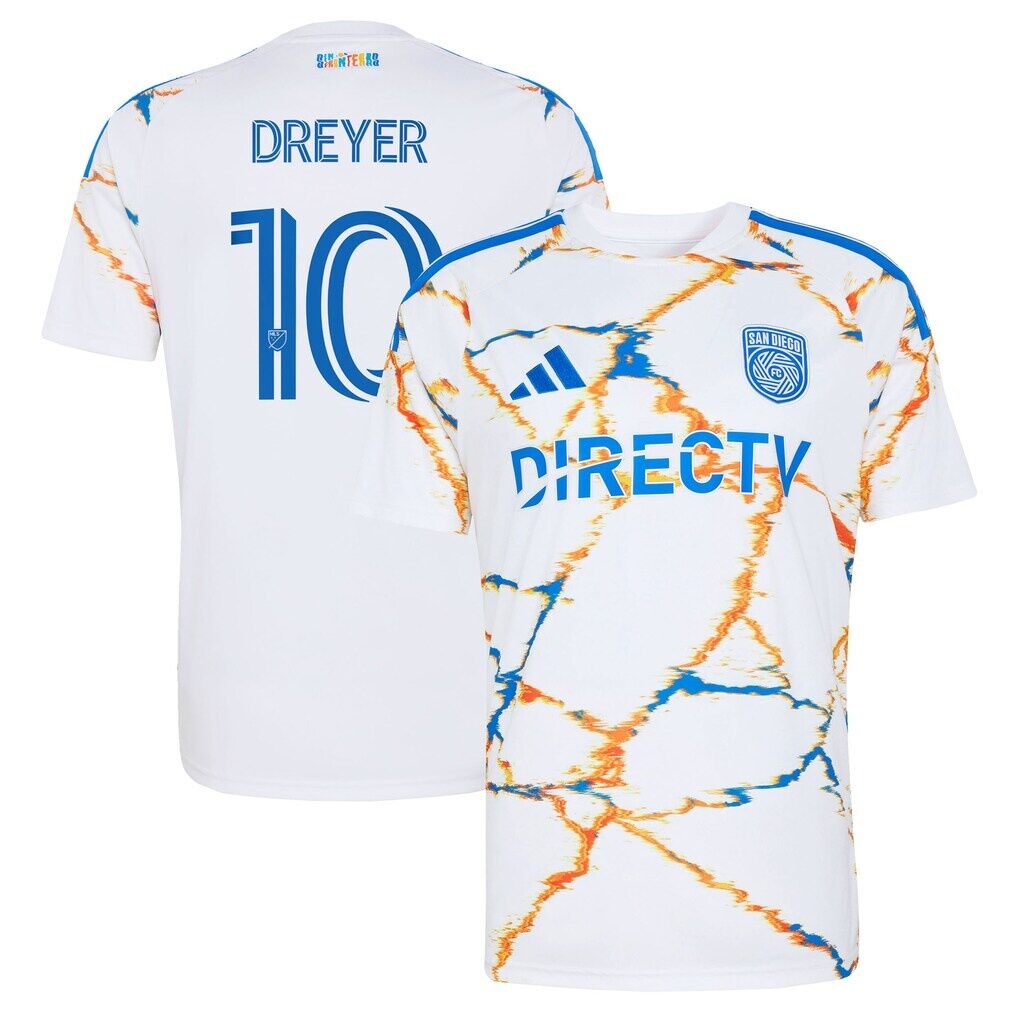 Anders Dreyer San Diego FC adidas  2026 Unprecedented Unity Kit Replica Jersey