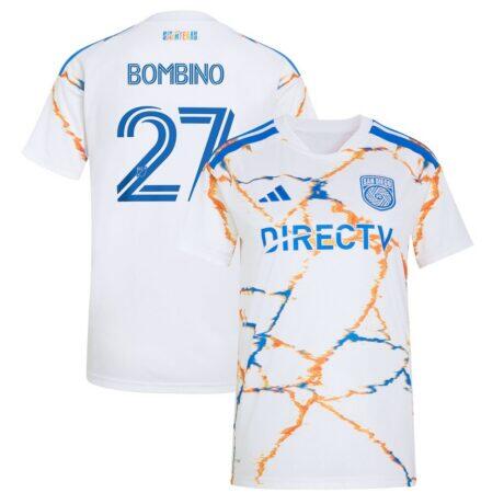 San Diego FC adidas Women's 2026 Celebration of Unprecedented Unity Kit Replica Jersey - White - Front View