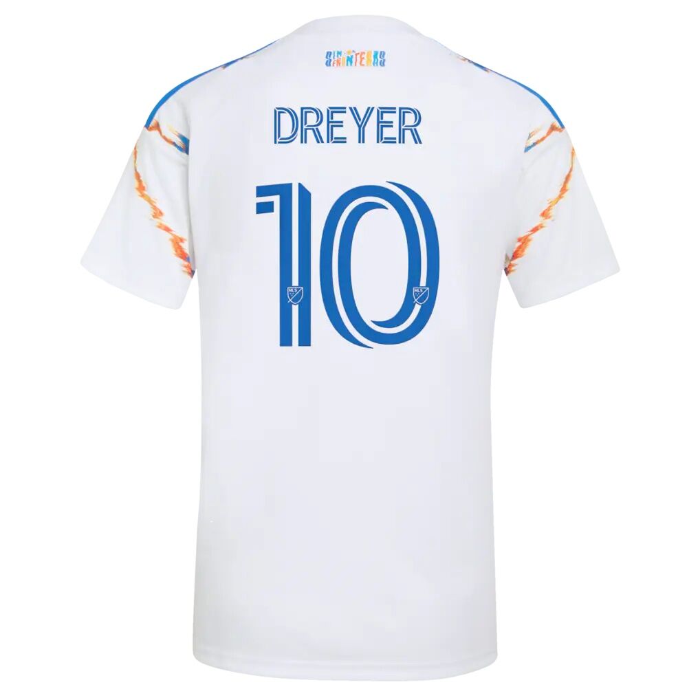 Anders Dreyer San Diego FC adidas Women's 2026 Celebration of Unprecedented Unity Kit Replica Jersey