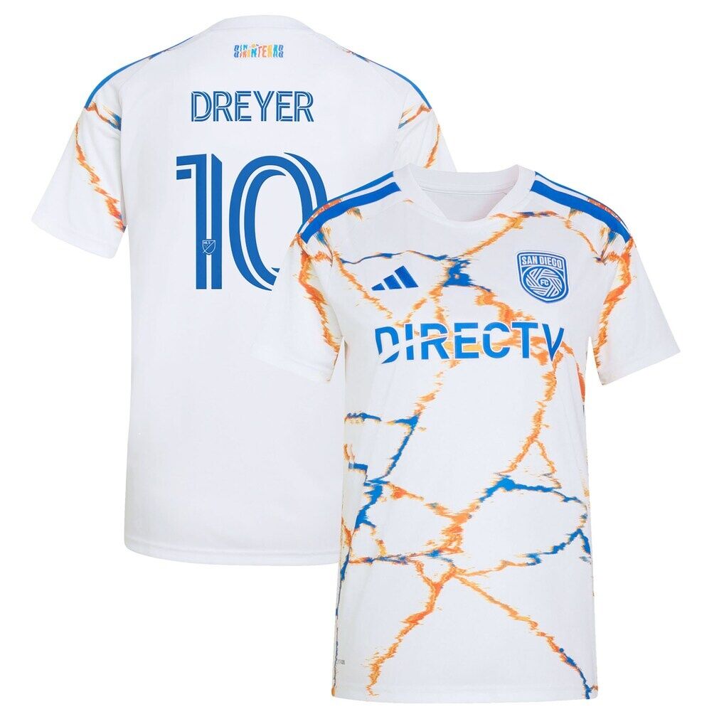 Anders Dreyer San Diego FC adidas Women's 2026 Celebration of Unprecedented Unity Kit Replica Jersey