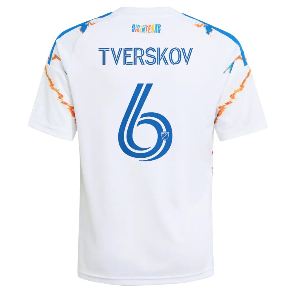 Jeppe Tverskov San Diego FC adidas Youth  2026 Unprecedented Unity Kit Replica Jersey