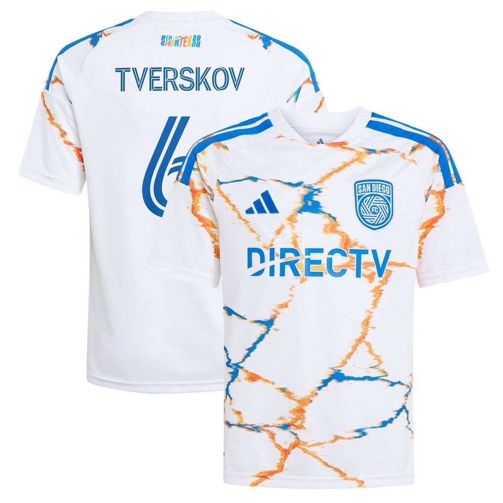 Jeppe Tverskov San Diego FC adidas Youth  2026 Unprecedented Unity Kit Replica Jersey