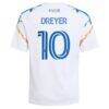 Anders Dreyer San Diego FC adidas Youth 2026 Unprecedented Unity Kit Replica Jersey - White - Detail View