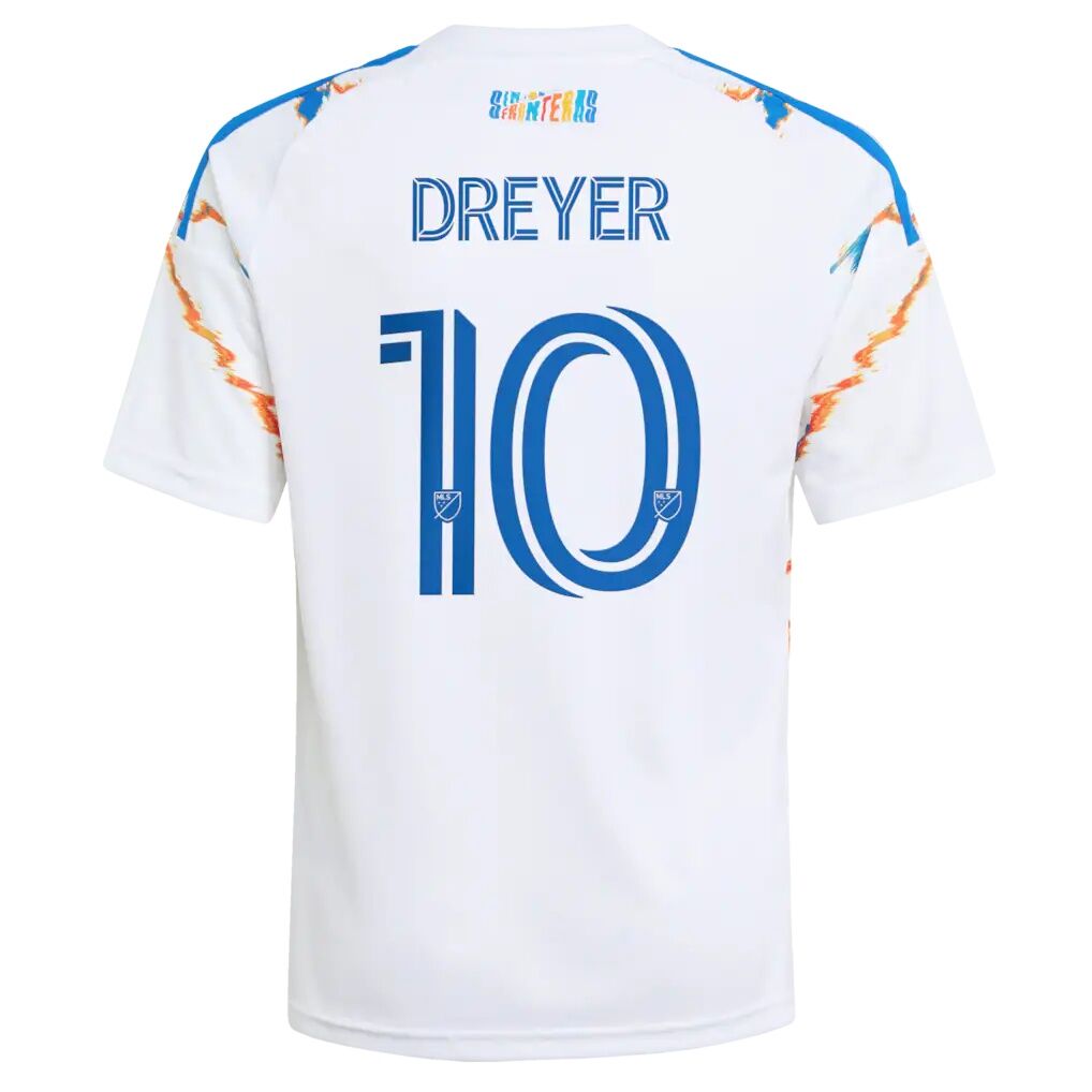 Anders Dreyer San Diego FC adidas Youth  2026 Unprecedented Unity Kit Replica Jersey