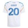 Anibal Godoy San Diego FC adidas Youth 2026 Unprecedented Unity Kit Replica Jersey - White - Detail View