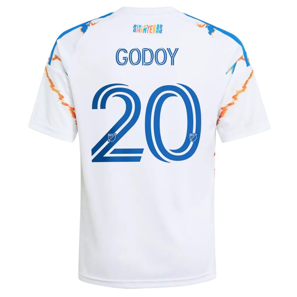 Anibal Godoy San Diego FC adidas Youth  2026 Unprecedented Unity Kit Replica Jersey