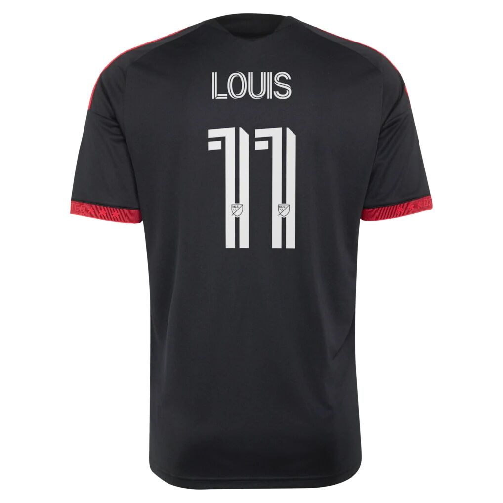 Louis Munteanu D.C. United adidas  2026 Black-and-Red Kit Replica Jersey