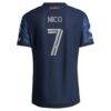Nicolás Fernández Mercau New York City FC adidas 2026 The All Nations Kit On-Field Authentic Patch Jersey - Blue - Detail View