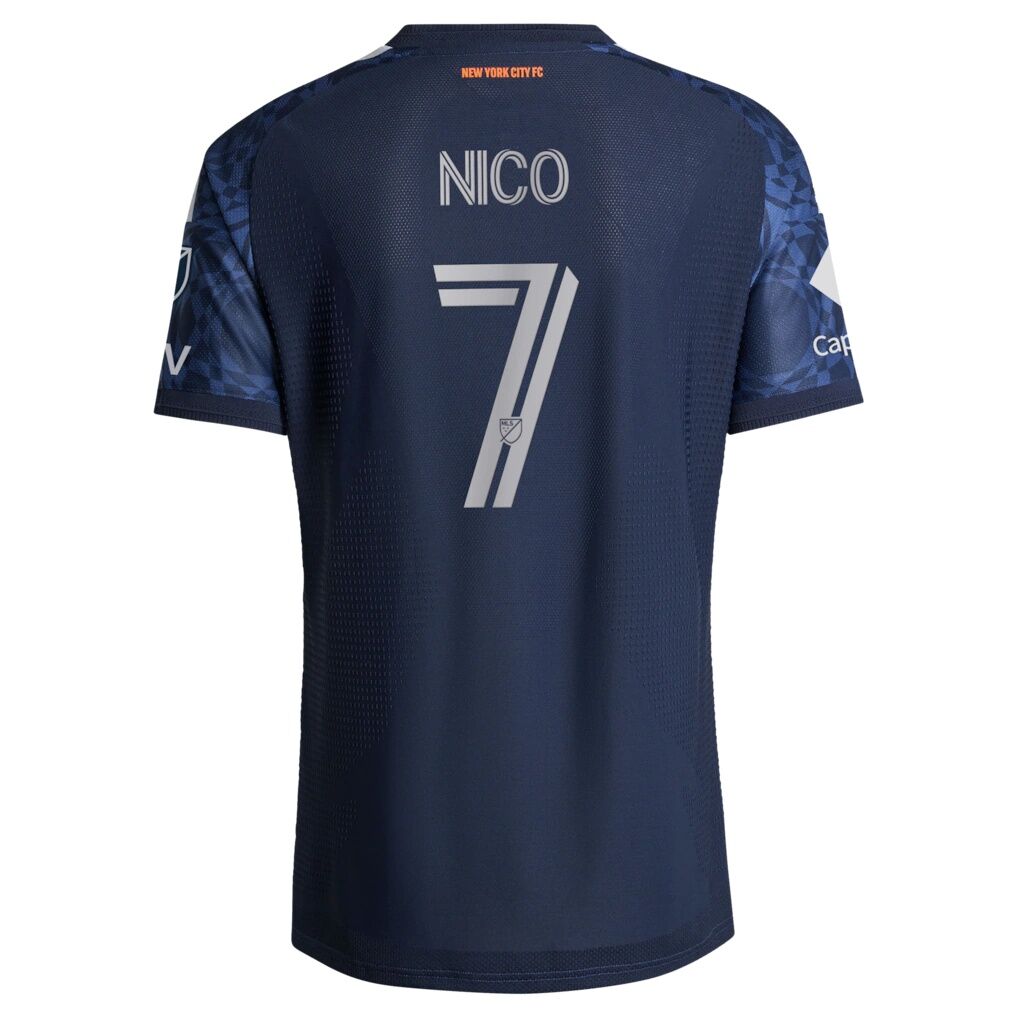 Nicolás Fernández Mercau New York City FC adidas 2026 The All Nations Kit On-Field Authentic Patch Jersey
