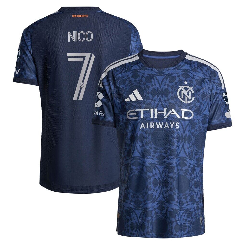 Nicolás Fernández Mercau New York City FC adidas 2026 The All Nations Kit On-Field Authentic Patch Jersey