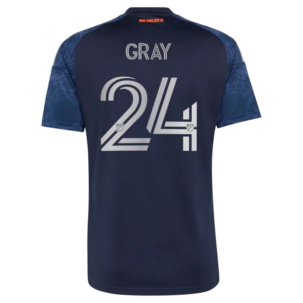 Tayvon Gray New York City FC adidas 2026 The All Nations Kit Replica Jersey