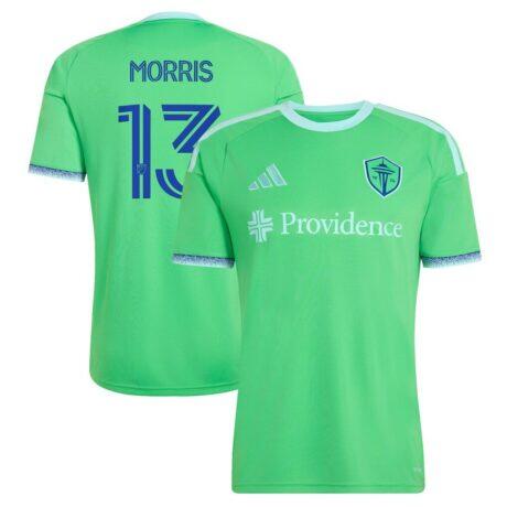 Jordan Morris Seattle Sounders FC adidas 2026 The Evergreen State Kit Replica Jersey - - Front View