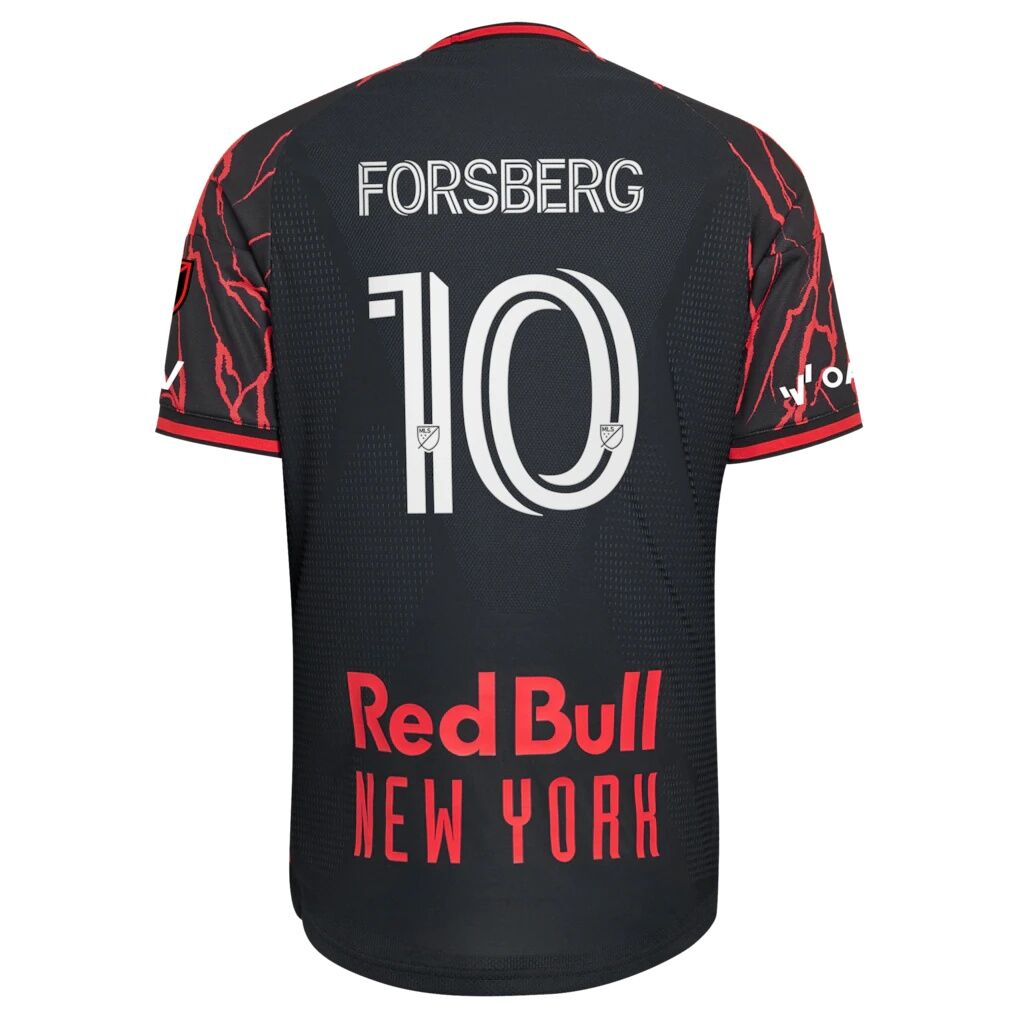 Emil Forsberg New York Red Bulls adidas 2026 The Rooted Kit On-Field Authentic Patch Jersey