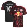 Emil Forsberg New York Red Bulls adidas 2026 The Rooted Kit Replica Jersey - Black - Front View