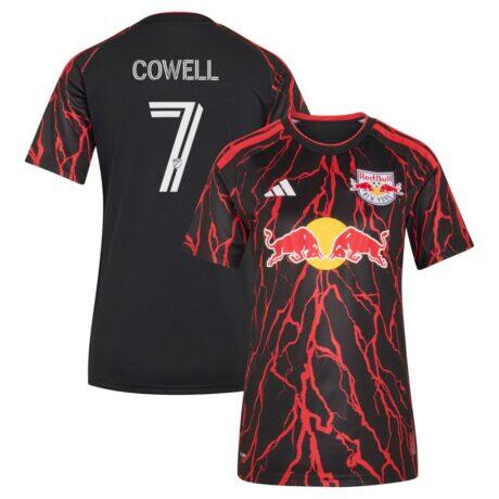 Cade Cowell New York Red Bulls adidas Women's 2026 The Rooted Kit Replica Jersey - Black - Front View