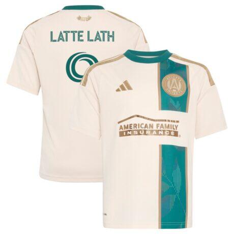 Emmanuel Latte Lath Atlanta United FC adidas Youth 2026 Spirit of '96 Replica Jersey - - Front View