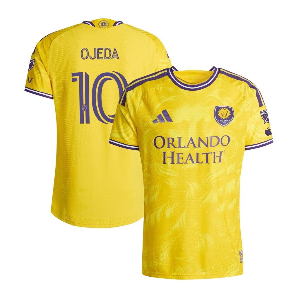 Martín Ojeda Orlando City SC adidas 2026 Sunken Treasure Kit On-Field Authentic Patch Jersey
