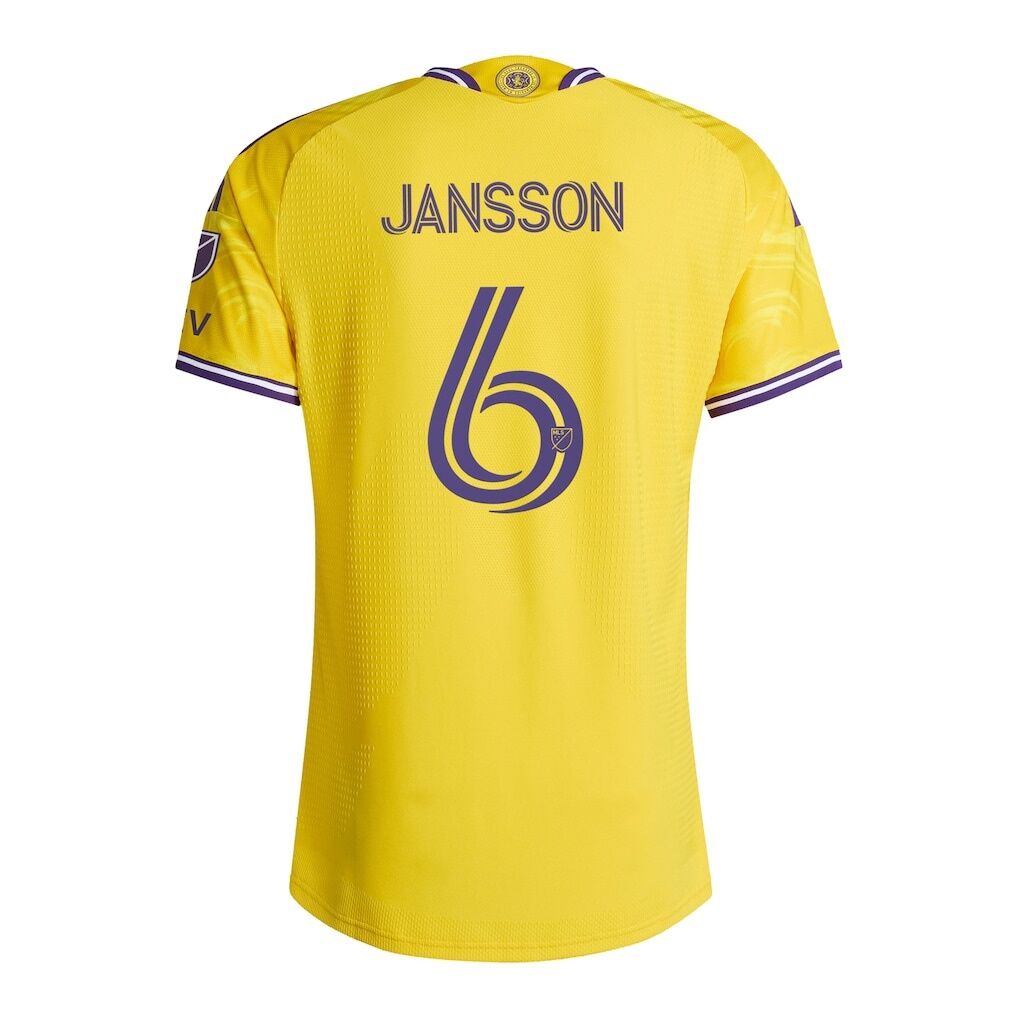 Robin Jansson Orlando City SC adidas 2026 Sunken Treasure Kit On-Field Authentic Patch Jersey