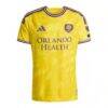 Robin Jansson Orlando City SC adidas 2026 Sunken Treasure Kit On-Field Authentic Patch Jersey - Yellow - Side View
