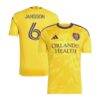 Robin Jansson Orlando City SC adidas 2026 Sunken Treasure Kit Replica Jersey - Gold - Front View