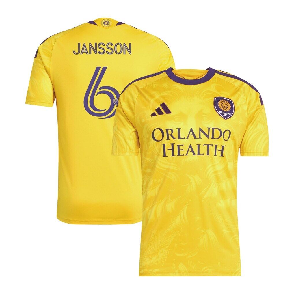 Robin Jansson Orlando City SC adidas 2026 Sunken Treasure Kit Replica Jersey