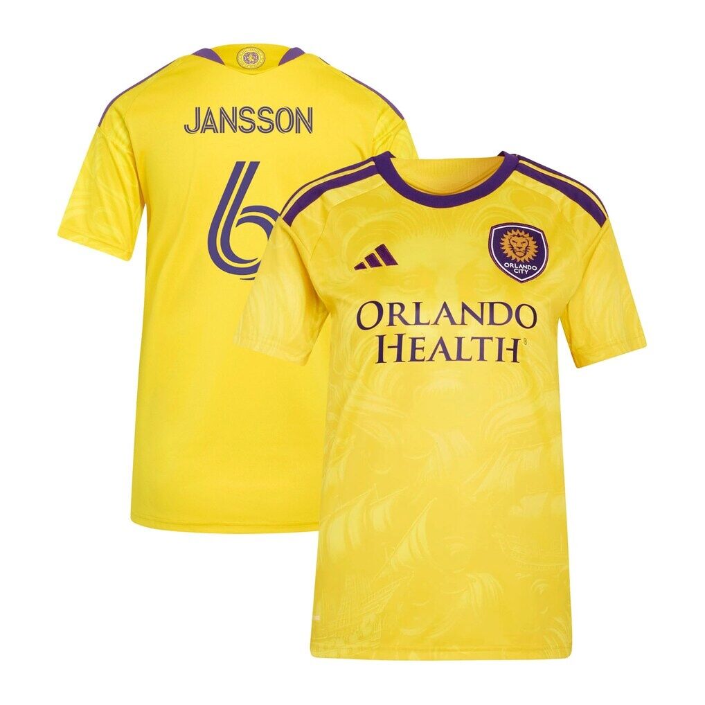 Robin Jansson Orlando City SC adidas Women's 2026 Sunken Treasure Kit Replica Jersey