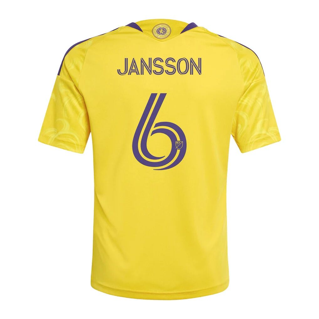 Robin Jansson Orlando City SC adidas Youth 2026 Sunken Treasure Kit Replica Jersey