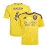 Robin Jansson Orlando City SC adidas Youth 2026 Sunken Treasure Kit Replica Jersey - Yellow - Front View