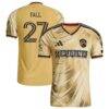 Fallou Fall St. Louis CITY SC adidas 2026 The Tina Turner Kit On-Field Authentic Patch Jersey - Yellow - Front View