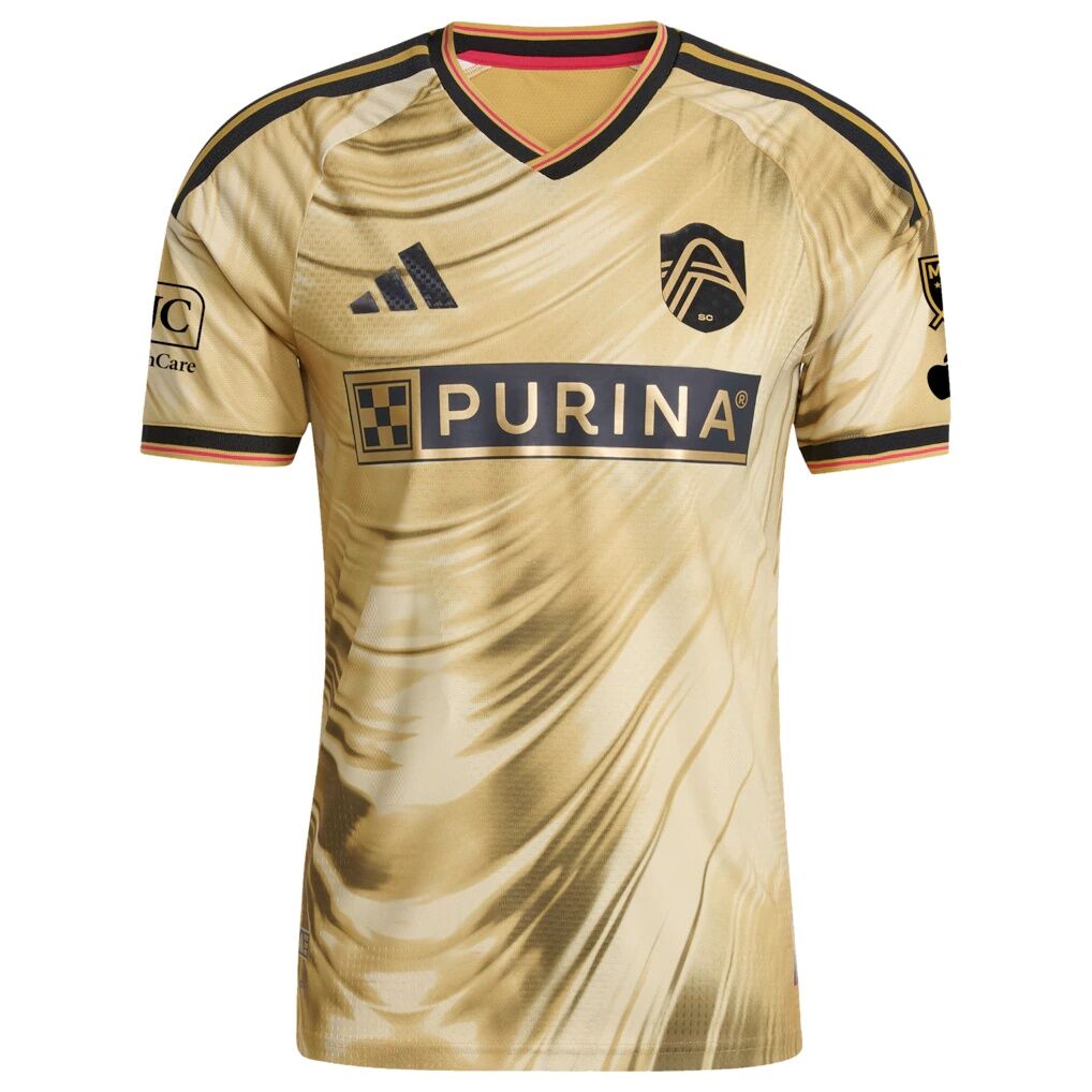 Fallou Fall St. Louis CITY SC adidas 2026 The Tina Turner Kit On-Field Authentic Patch Jersey