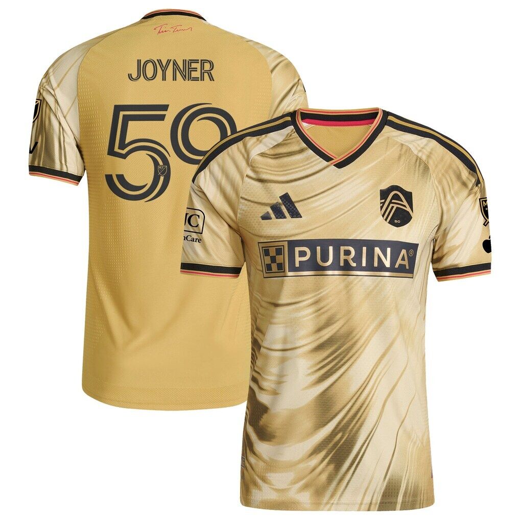 MyKhi Joyner St. Louis CITY SC adidas 2026 The Tina Turner Kit On-Field Authentic Patch Jersey