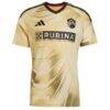 Fallou Fall St. Louis CITY SC adidas 2026 The Tina Turner Kit Replica Jersey - Yellow - Side View
