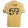 MyKhi Joyner St. Louis CITY SC adidas Youth 2026 The Tina Turner Kit Replica Jersey - Yellow - Detail View
