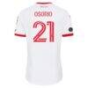 Jonathan Osorio Toronto FC adidas 2026 Winter Kit On-Field Authentic Patch Jersey - White - Detail View