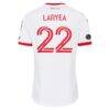 Richie Laryea Toronto FC adidas 2026 Winter Kit On-Field Authentic Patch Jersey - White - Detail View