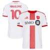 Djordje Mihailovic Toronto FC adidas 2026 Winter Kit On-Field Authentic Patch Jersey - White - Front View