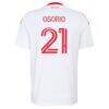 Jonathan Osorio Toronto FC adidas 2026 Winter Kit Replica Jersey - White - Detail View