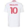Djordje Mihailovic Toronto FC adidas 2026 Winter Kit Replica Jersey - White - Detail View