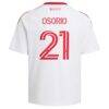 Jonathan Osorio Toronto FC adidas Youth 2026 Winter Kit Replica Jersey - White - Detail View