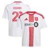 Jonathan Osorio Toronto FC adidas Youth 2026 Winter Kit Replica Jersey - White - Front View