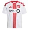 Jonathan Osorio Toronto FC adidas Youth 2026 Winter Kit Replica Jersey - White - Side View