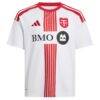 Djordje Mihailovic Toronto FC adidas Youth 2026 Winter Kit Replica Jersey - White - Side View