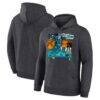 Macklin Celebrini San Jose Sharks Fresh Ice Hoodie - Charcoal - Front View