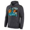 Macklin Celebrini San Jose Sharks Fresh Ice Hoodie - Charcoal - Side View