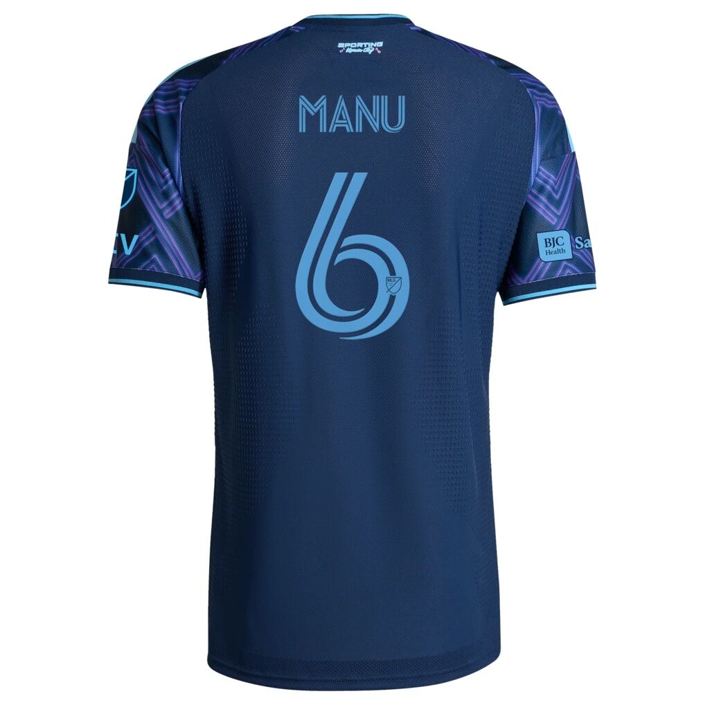 Manu García Sporting Kansas City adidas 2026 The 18th & Vine Kit On-Field Authentic Patch Jersey