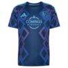 Manu García Sporting Kansas City adidas 2026 The 18th & Vine Kit Replica Jersey - Blue - Side View