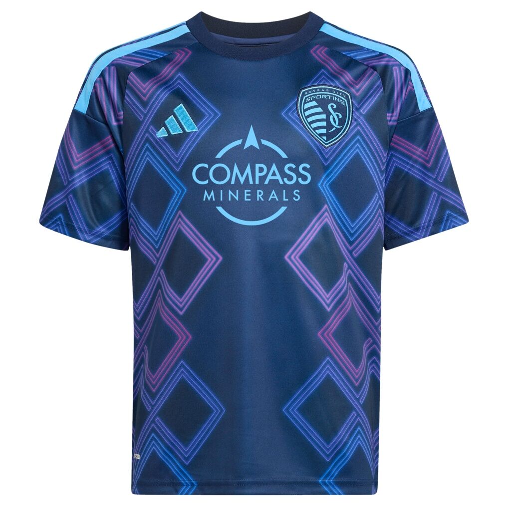Manu García Sporting Kansas City adidas Youth 2026 The 18th & Vine Kit Replica Jersey