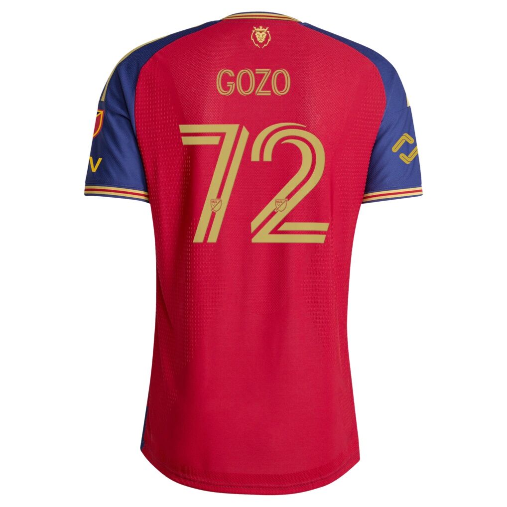 Zavier Gozo Real Salt Lake adidas 2026 The Switchback On-Field Authentic Patch Jersey